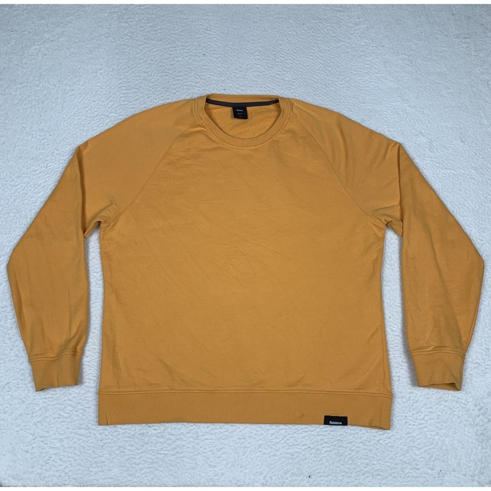 Finisterre Sweatshirt Mens XL Crewneck 100% Organic Cotton Pullover (STAIN)